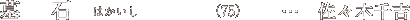 ��� �͂������i75�j�c���X�ؐ�g