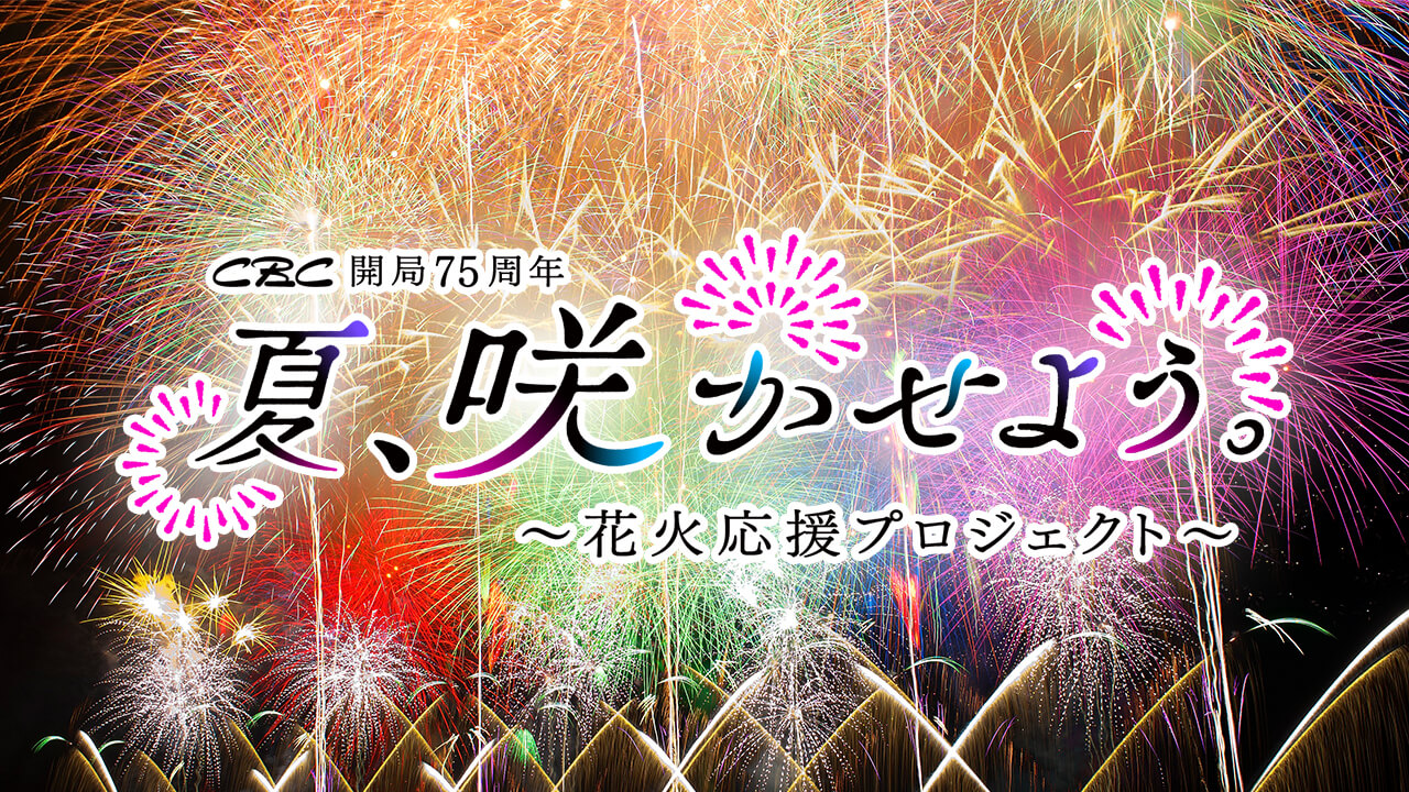東海3県（愛知・岐阜・三重）を代表する3つの花火大会を応援するプロジェクト。詳しくはコチラ！