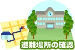 避難場所の確認