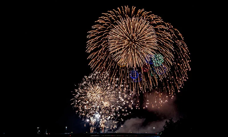 いびがわの祭り「ありがとう花火」