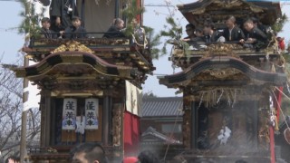 600キロの塩をまき散らす!? 2輌の山車を寸止め! 愛知県常滑市の春祭り「大谷祭礼」に潜入