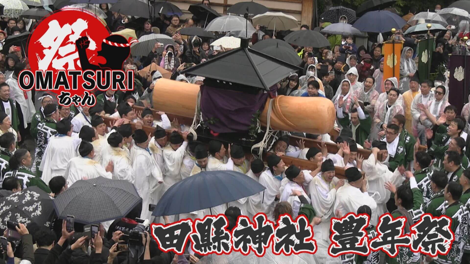20年ぶりの大雨で緊急事態！？天下の奇祭「田縣神社の豊年祭」【OMATSURIちゃん】