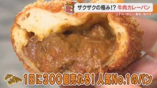 2㎝角の牛肉がゴロゴロ！ザクザク系カレーパン＆噛めば噛むほどおいしいカンパーニュとは