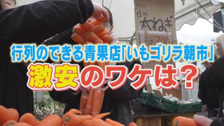 いもゴリラ朝市に【密着】なぜ安い？激安青果店の安さの秘密に迫ります！