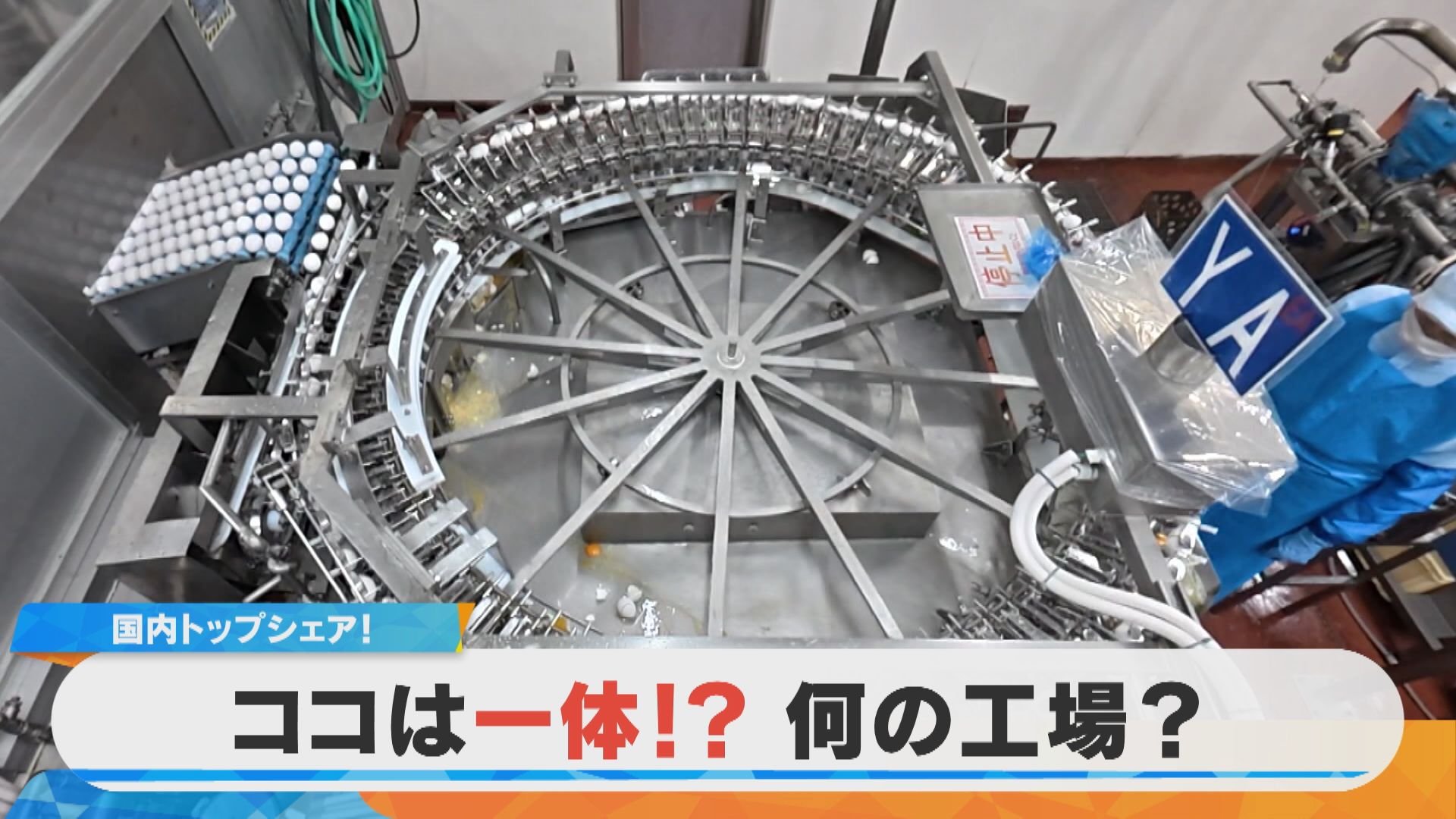 国内トップシェア！ココは一体何の工場でしょう？【チャント！特集】