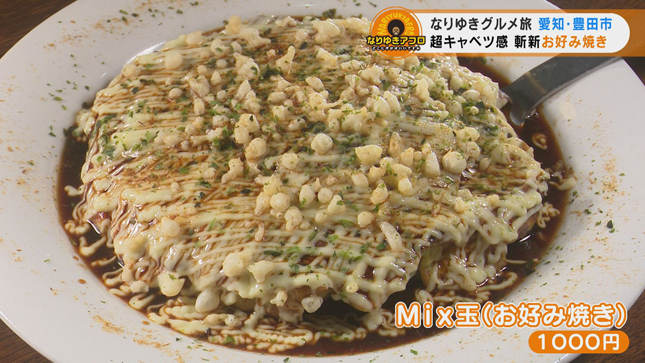 まるでパンケーキ!?キャベツが主役のふわふわ絶品お好み焼き!愛知県豊田市でなりゆきグルメ旅