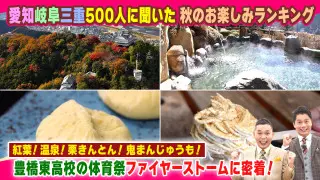 愛知岐阜三重500人に聞いた 秋のお楽しみランキング