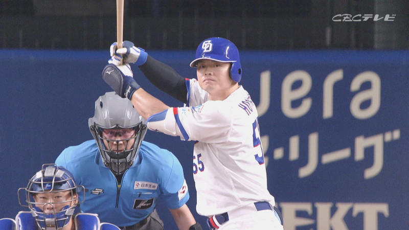 細川成也選手(C)CBCテレビ
