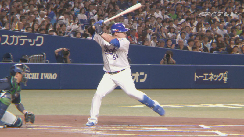 細川成也選手(C)CBCテレビ