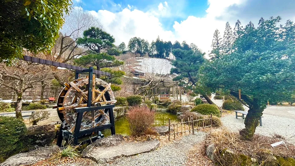 趣ある水車小屋も、写真撮影におすすめのスポット