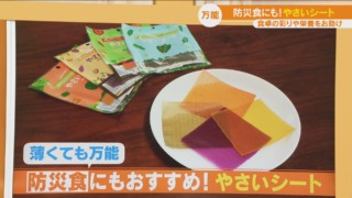 野菜なのに保存期間2年間！？ 防災食にもオススメの折り紙のような「やさいシート」とは