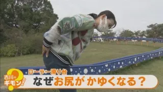 ローラー滑り台を滑るとなぜお尻がかゆくなる？原因は血行と静電気！？