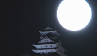 「中秋の名月」が満月になるのは7年後！？満月と「岐阜城」が競演する奇跡の瞬間を撮影！