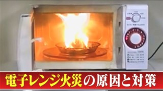 便利な電子レンジも使い方を誤ると凶器に！？ 電子レンジ火災の原因と対策とは？