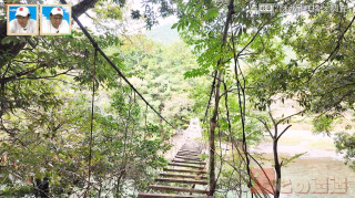 橋があるのに対岸に行けない！？ 「川の真ん中にある中洲に行くためだけの橋」 岐阜の“謎の吊り橋”を調査する旅
