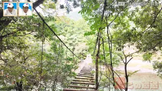橋があるのに対岸に行けない！？ 「川の真ん中にある中洲に行くためだけの橋」 岐阜の“謎の吊り橋”を調査する旅