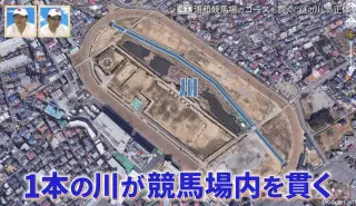 “川を活かしたコース”はなぜ造られた？「浦和競馬場」を貫く川の歴史を暗渠道から紐解く旅