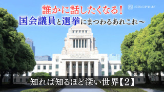 誰かに話したくなる！国会議員と選挙にまつわるあれこれ〜知れば知るほど深い世界（2）