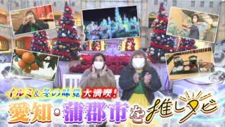 3時のヒロインが愛知・蒲郡市でクリスマスイルミに感激！お得なみかん狩り＆カニランチプランも！