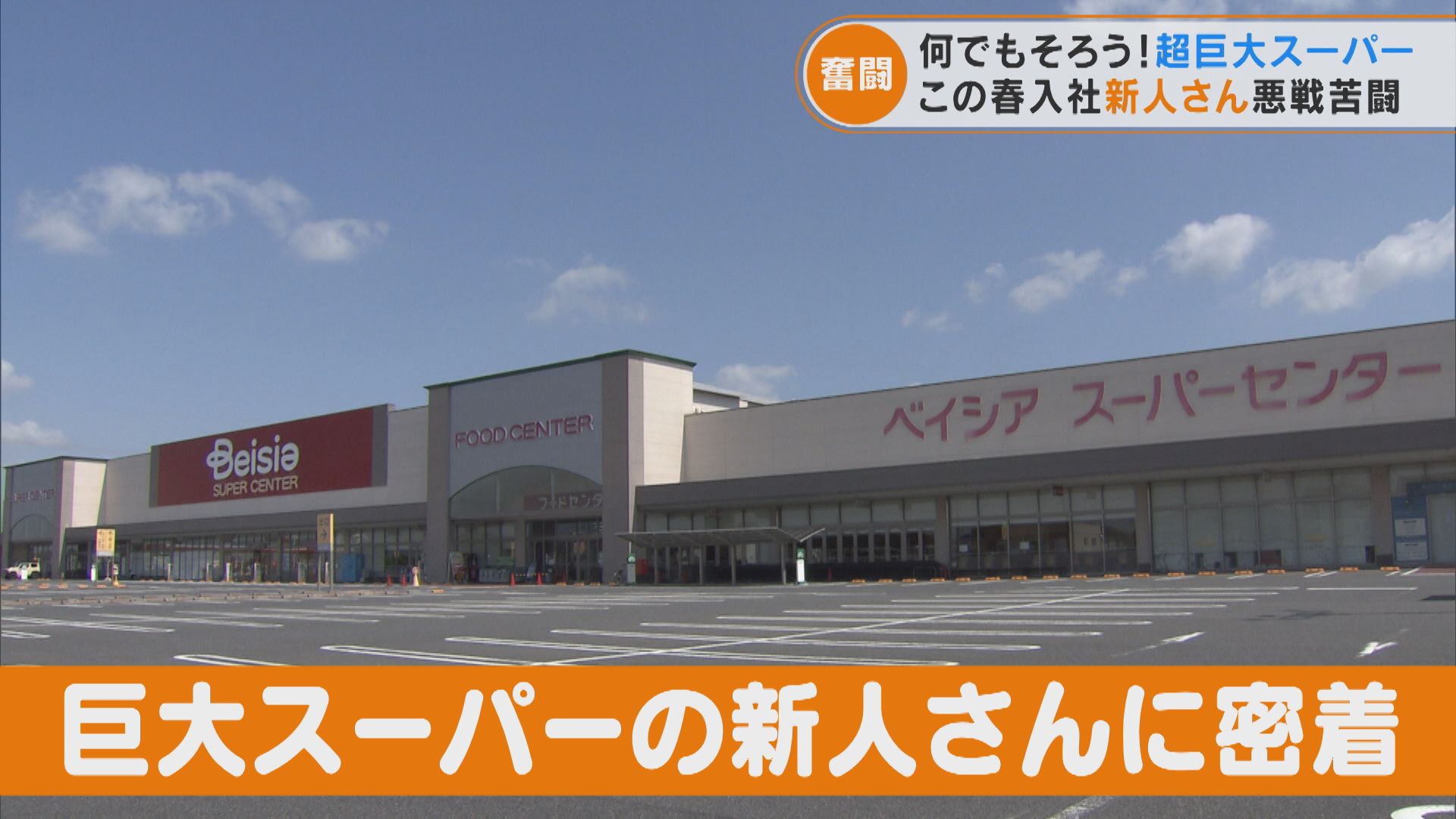 秘訣は「とにかく歩き回ること」 超巨大スーパーで働く新人スタッフに密着