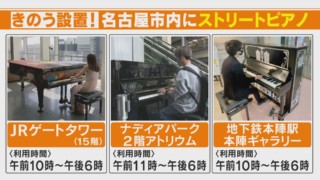 楽譜は読めないけど耳コピで演奏する人も　都会にストリートピアノが出現