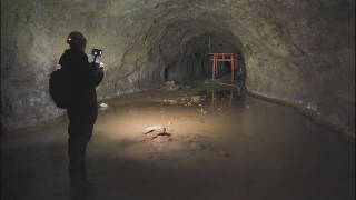 【岐阜】ロケでは行けない坑道… 奥には謎の鳥居？