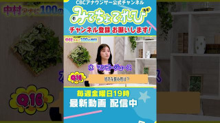 【100の質問切り抜き①】中村アナに聞いてみた！ #中村彩賀 #みてちょてれび #100の質問 #インタビュー