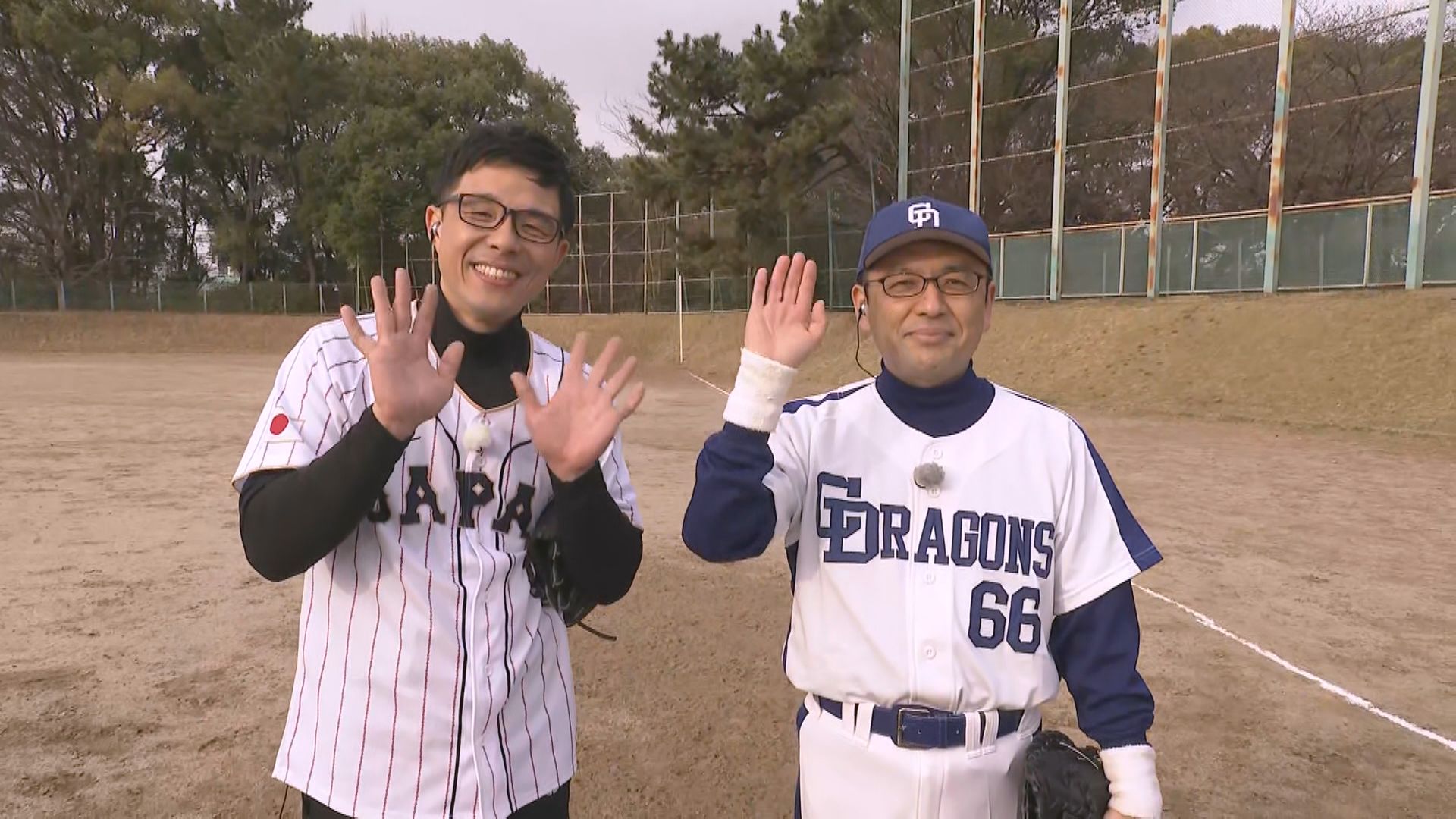 CBC若狭アナがWBCウィーク中継で、落合元中日監督のモノマネ名人と、侍ジャパンを応援!