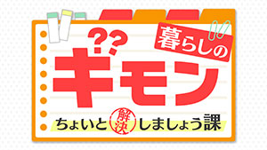 暮らしのギモン ちょいと解決しましょう課