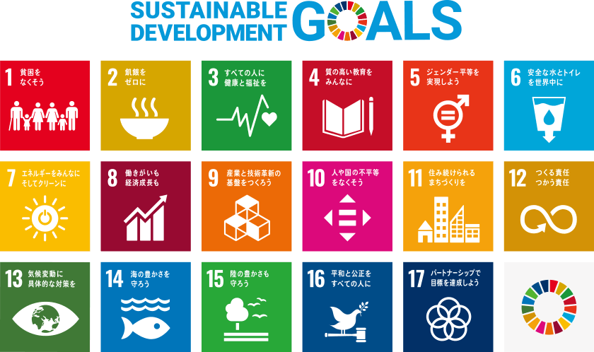 SDGs（持続可能な開発目標）17の目標