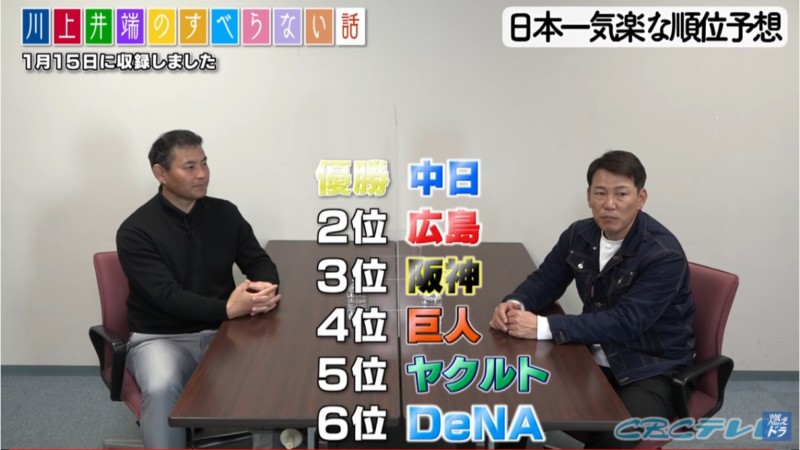 CBCテレビ野球中継「燃えよドラゴンズ」©燃えドラch