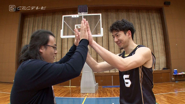 比江島選手とHigh FIVE!!