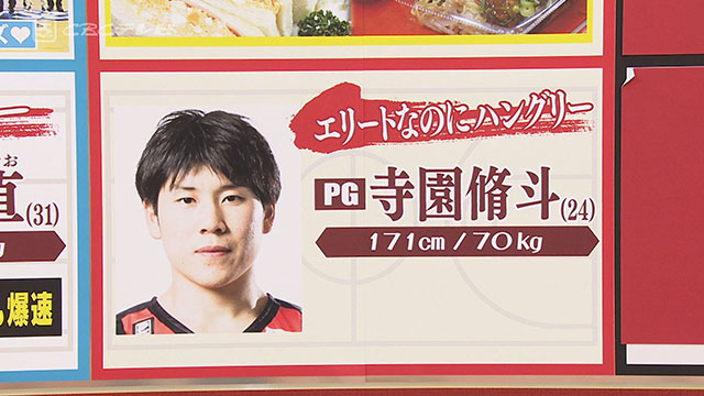“エリートなのにハングリー”、ポイントガードの寺園脩斗選手(24)