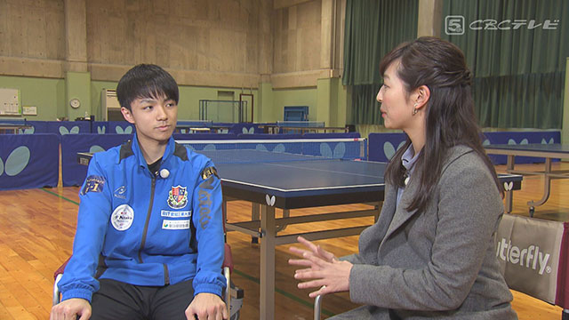 愛知工業大学1年生、木造勇人(きづくり ゆうと)選手と田中アナ