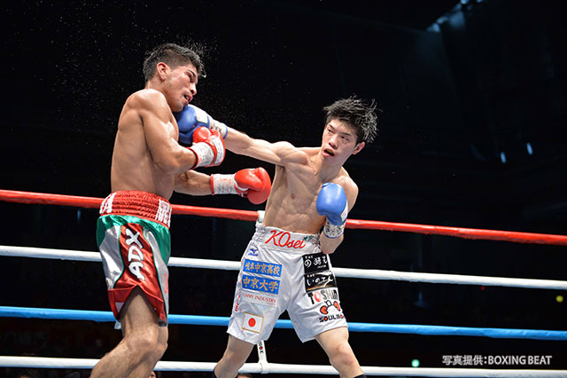 2015年5月30日 WBO世界ミニマム級王座決定戦 vsフリアン・イエドラス