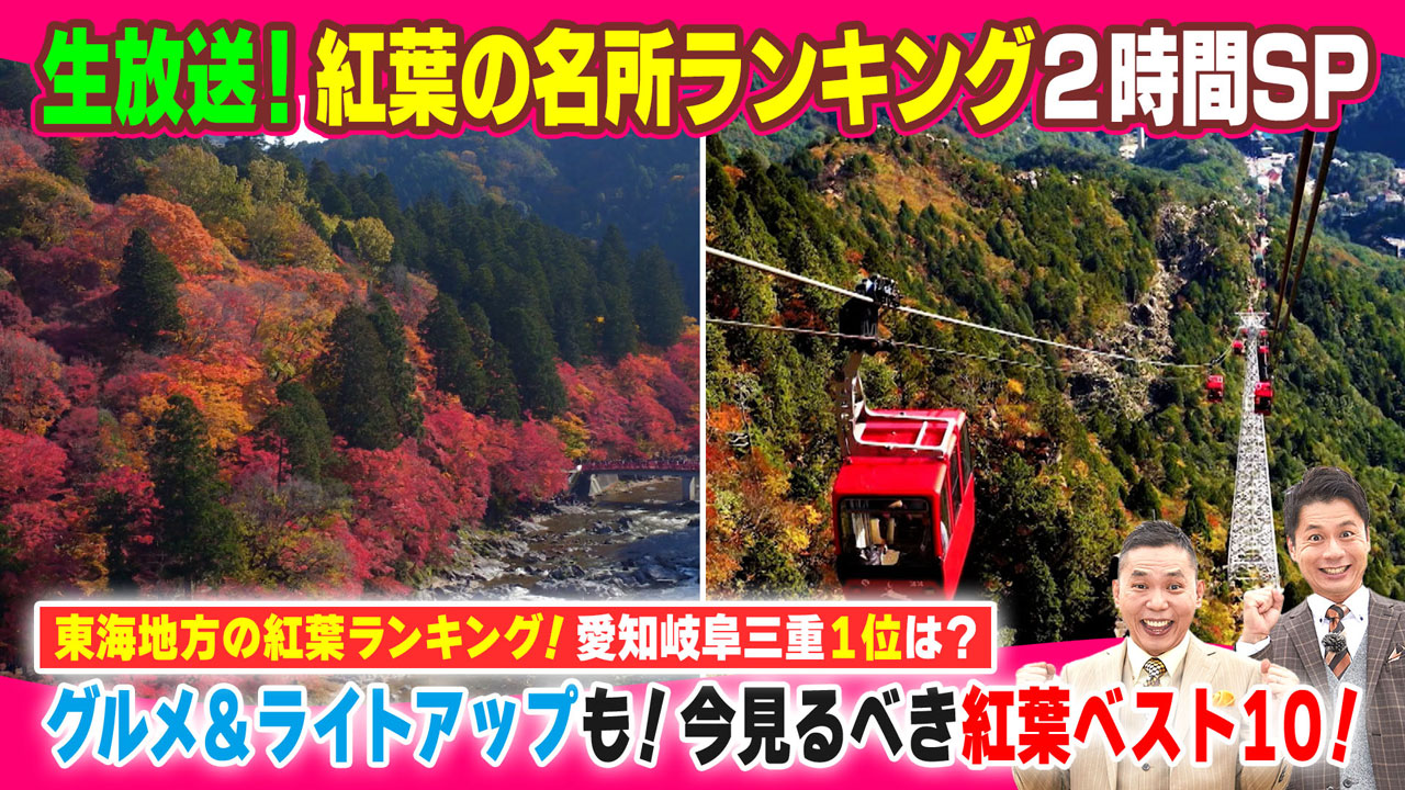 太田×石井のデララバ　生放送！紅葉の名所ランキング２時間SP