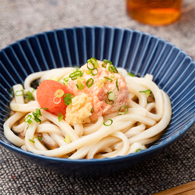 明太チーズうどん