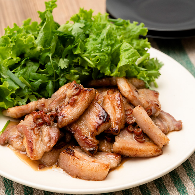 豚肉のスパイシーソテー