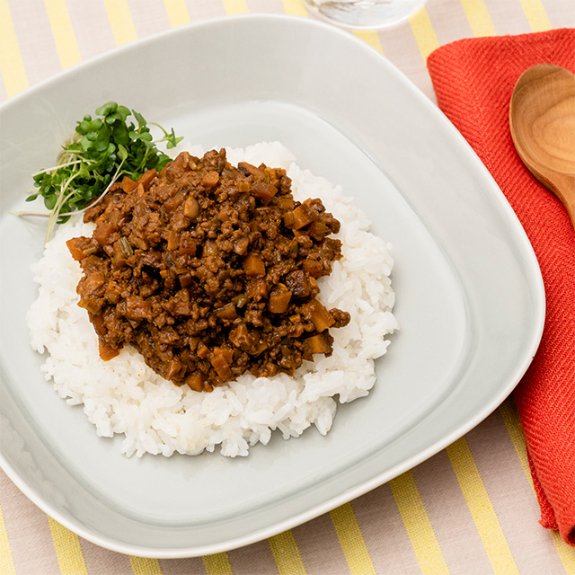 ごぼうのみそドライカレー