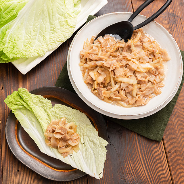 豚肉の白菜巻き