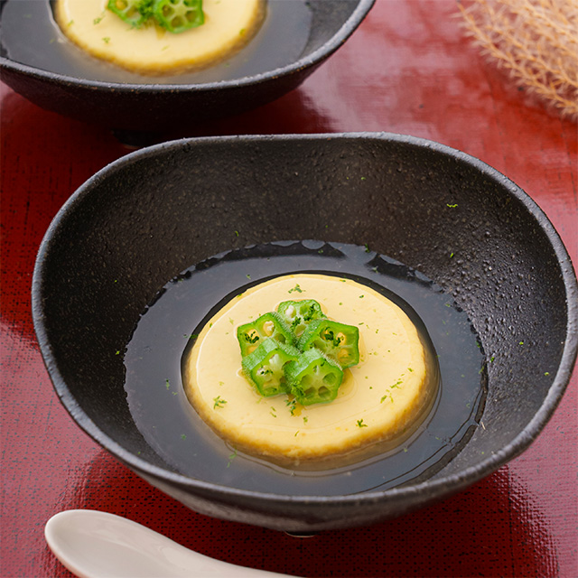とうもろこしの満月豆腐