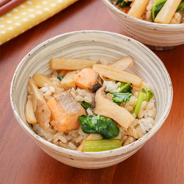 根菜ポン酢混ぜごはん