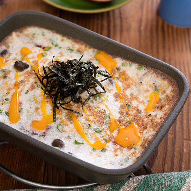 とろろメレンゲのフワフワ焼き