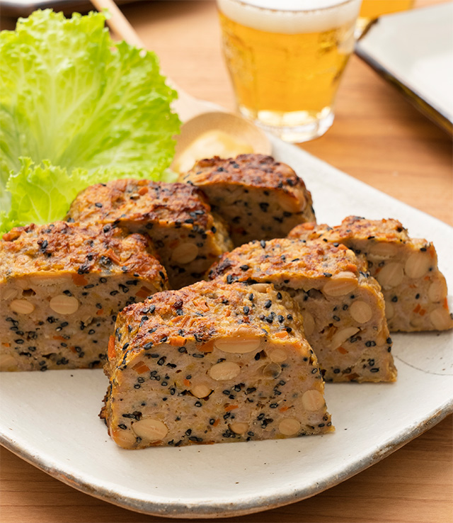 大豆入り和風ミートローフ