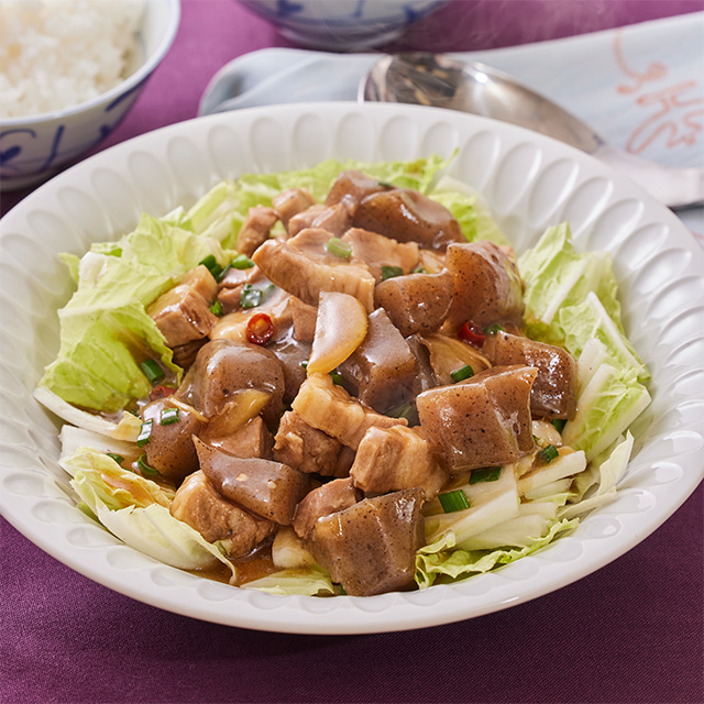 豚バラ肉のオイスターソース煮