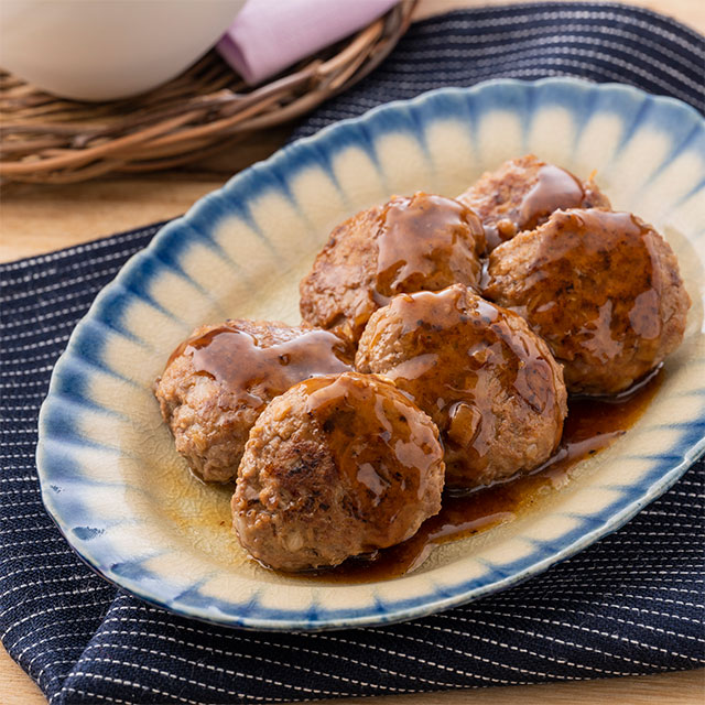 照り焼きミニハンバーグ