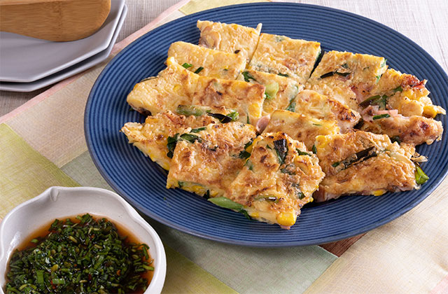 とうもろこしチヂミ