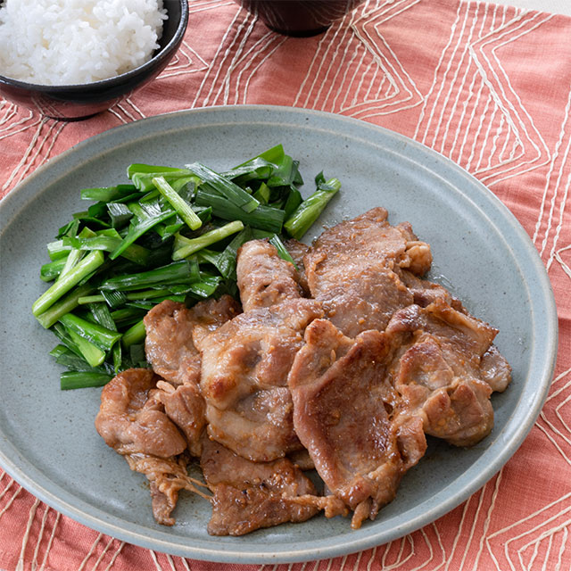 薄切り肉のチャーシュー風