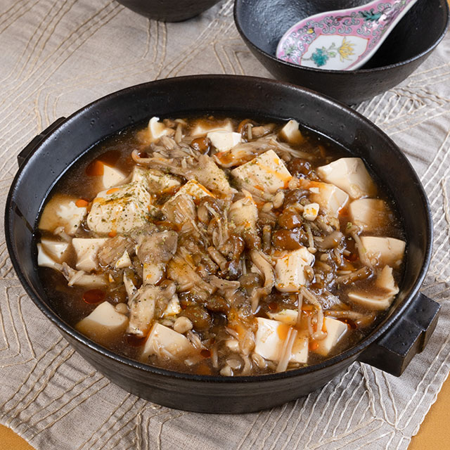 きのこの麻婆豆腐