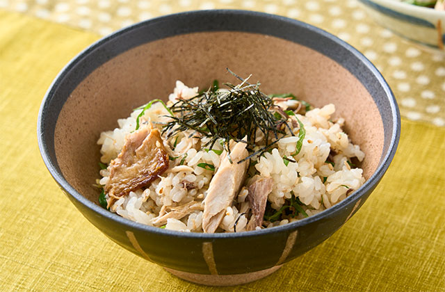 焼きさばの混ぜごはん